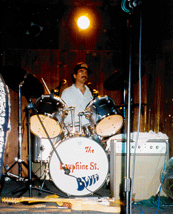 David Sapadin behind the Slingerlands