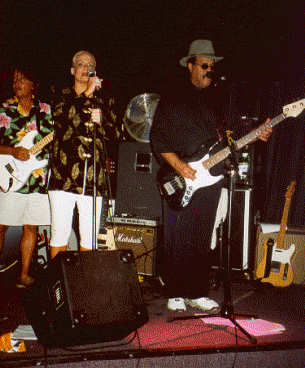 Fred Bing on guitar, Judy Sigman, Ernie Waits on bass