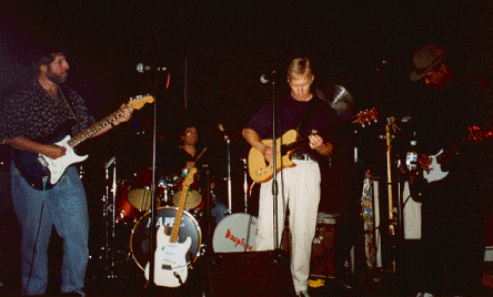 Stu Klein on guitar, David Sapadin on drums, Tom Woliver on guitar