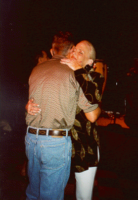 Judy dances with her "main squeeze"